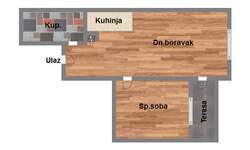 Jednoiposoban stan, Novi Sad, Adice, prodaja, 36m2, 65920e, id1044890