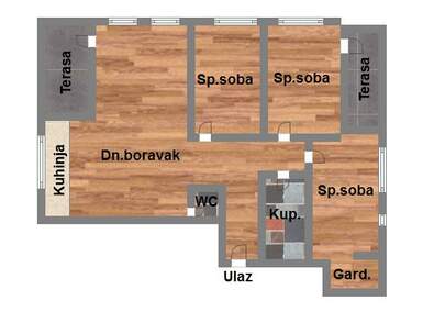 Cetvorosoban stan, Novi Sad, Bulevar Evrope, prodaja, 80m2, 214300e, id1062823