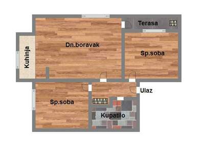 Dvosoban stan, Novi Sad, Novo Naselje, prodaja, 36m2, 81510e, id1063613