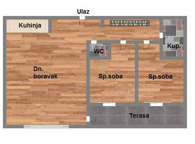 Trosoban stan, Novi Sad, prodaja, 65m2, 172760e, id1064878