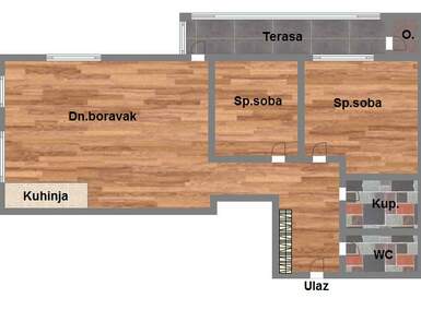 Trosoban stan, Novi Sad, telep, prodaja, 66m2, 163670e, id1064929