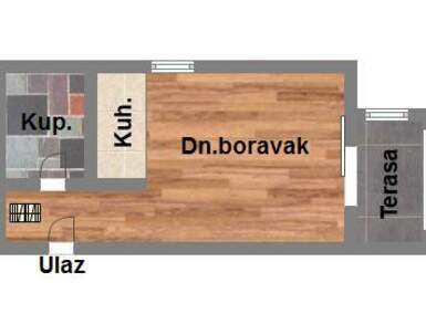 Jednosoban stan, Novi Sad, Telep, prodaja, 29m2, 58980e, id1065029