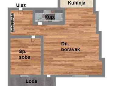 Dvosoban stan, Novi Sad, Podbara, prodaja, 49m2, 116790e, id1065050