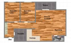 Trosoban stan, Novi Sad, Stari Majur, prodaja, 60m2, 128440e, id1068647