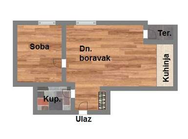 Dvosoban stan, Novi Sad, telep, prodaja, 41m2, 102500e, id1068904