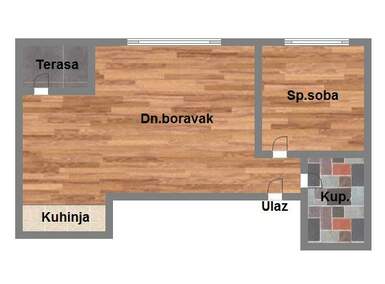Dvosoban stan, Novi Sad, Adice, prodaja, 42m2, 74310e, id1070092