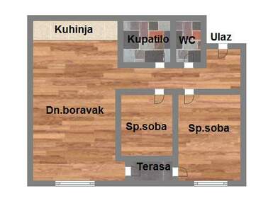 Trosoban stan, Novi Sad, prodaja, 59m2, 145300e, id1070098