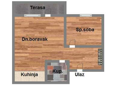 Dvosoban stan, Novi Sad, Bulevar, prodaja, 48m2, 162250e, id1073594