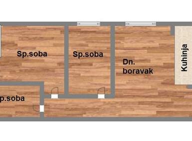 Cetvorosoban stan, Novi Sad, Adice, prodaja, 70m2, 138400e, id1074315