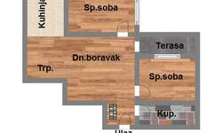 Trosoban stan, Novi Sad, Bulevar Oslobođenja, prodaja, 52m2, 175530e, id1074516