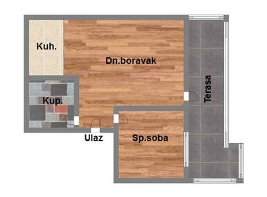 Dvosoban stan, Novi Sad, Somborski Bulevar, prodaja, 40m2, 103950e, id1080205