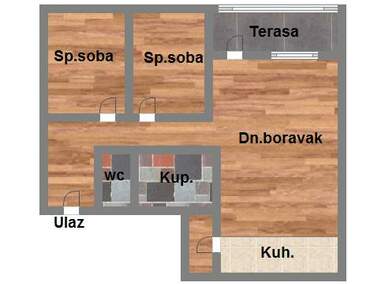 Trosoban stan, Novi Sad, Somborski Bulevar, prodaja, 70m2, 174860e, id1080249