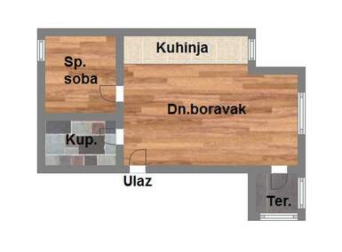 Jednoiposoban stan, Novi Sad, Adice, prodaja, 28m2, 60000e, id1081631
