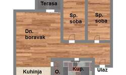 Trosoban stan, Novi Sad, Telep, prodaja, 63m2, 151430e, id1081825