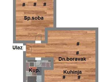 Jednoiposoban stan, Novi Sad, prodaja, 27m2, 83870e, id1083125