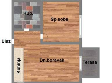 Jednoiposoban stan, Novi Sad, prodaja, 27m2, 49440e, id1087101