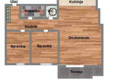 Trosoban stan, Novi Sad, GRBAVICA, prodaja, 76m2, 233700e, id1087830