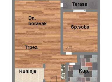 Dvosoban stan, Novi Sad, Telep, prodaja, 44m2, 99930e, id1089841
