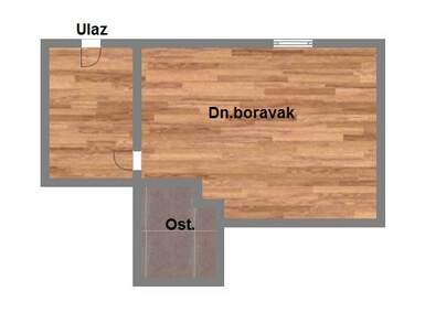 Jednoiposoban stan, Novi Sad, prodaja, 27m2, 35500e, id1089902