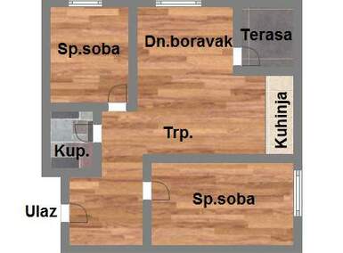 Trosoban stan, Novi Sad, Bulevar Evrope, prodaja, 63m2, 156240e, id1089989