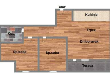 Trosoban stan, Novi Sad, Novo Naselje, prodaja, 56m2, 127420e, id1091857