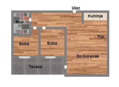 Trosoban stan, Novi Sad, prodaja, 70m2, 166910e, id1092559