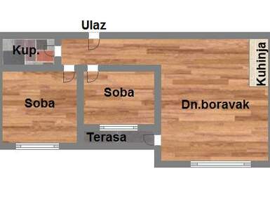 Dvoiposoban stan, Novi Sad, prodaja, 60m2, 122530e, id1092957