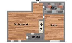 Dvosoban stan, Novi Sad, prodaja, 42m2, 142180e, id1094123