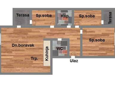 Cetvorosoban stan, Novi Sad, lipov gaj, prodaja, 81m2, 180150e, id1094771