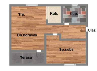 Jednoiposoban stan, Novi Sad, prodaja, 38m2, 77500e, id1094816