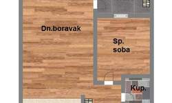Dvosoban stan, Novi Sad, prodaja, 41m2, 109450e, id1098730