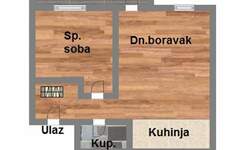 Dvosoban stan, Novi Sad, prodaja, 44m2, 117140e, id1099727