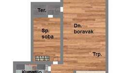 Dvosoban stan, Novi Sad, telep, prodaja, 49m2, 108590e, id1100261