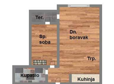 Dvosoban stan, Novi Sad, Telep, prodaja, 49m2, 108590e, id1100271