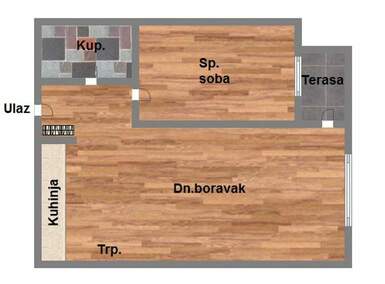Dvosoban stan, Novi Sad, Bulevar patrijarha Pavla, prodaja, 52m2, 134260e, id1101343
