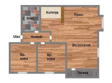 Trosoban stan, Novi Sad, Telep, prodaja, 71m2, 150050e, id1102860