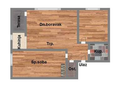 Trosoban stan, Novi Sad, prodaja, 64m2, 167770e, id1102861