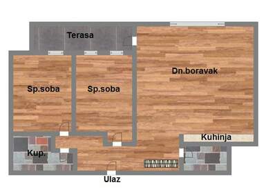 Trosoban stan, Novi Sad, ***, prodaja, 68m2, 161080e, id1102882
