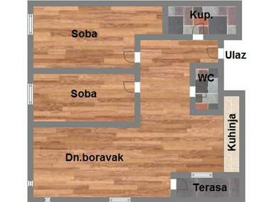 Trosoban stan, Novi Sad, Podbara, prodaja, 74m2, 250580e, id1104850