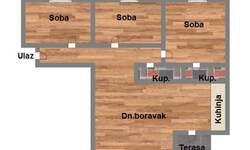 Cetvorosoban stan, Novi Sad, Podbara, prodaja, 78m2, 265770e, id1104853