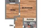 Dvosoban stan, Novi Sad, prodaja, 41m2, 88990e, id1107642