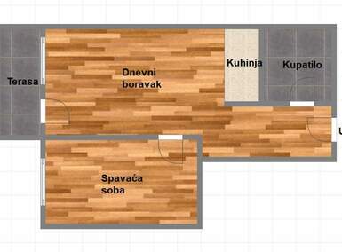 Dvosoban stan, Novi Sad, Grbavica, prodaja, 50m2, 148480e, id1109601