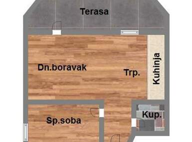 Jednoiposoban stan, Novi Sad, Telep, prodaja, 34m2, 94760e, id1112006