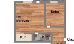 Dvosoban stan, Novi Sad, Podbara, prodaja, 45m2, 119920e, id1114134
