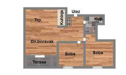 Trosoban stan, Novi Sad, Telep, prodaja, 65m2, 161730e, id1114842