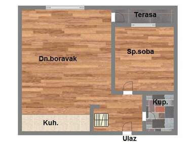 Dvosoban stan, Novi Sad, Salajka, prodaja, 42m2, 95330e, id1118597
