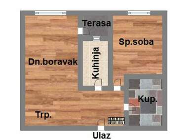 Dvosoban stan, Novi Sad, Bulevar Evrope, prodaja, 41m2, 108600e, id1119946