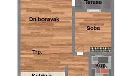 Dvosoban stan, Novi Sad, prodaja, 44m2, 149020e, id1122629