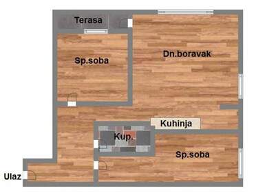 Dvoiposoban stan, Novi Sad, prodaja, 56m2, 141320e, id1124204