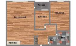 Trosoban stan, Novi Sad, Telep, prodaja, 62m2, 157540e, id1127297